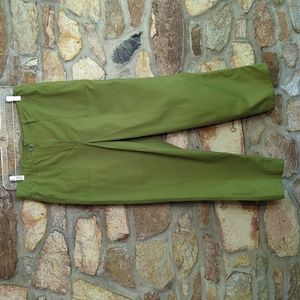 Talbots green casual cotton pants